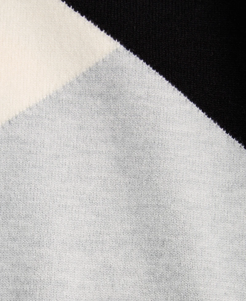 I.n.c. International Concepts Women's Colorblocked Dolman-Sleeve Sweater, Macy's Exclusive