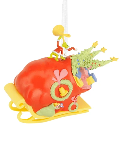 Hallmark Dr. Seuss's Grinch on Sleigh Christmas Tree Ornament