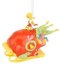 Hallmark Dr. Seuss's Grinch on Sleigh Christmas Tree Ornament