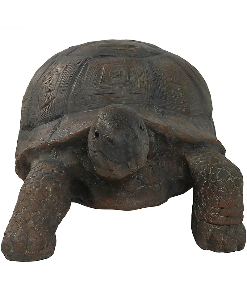 Indoor/Outdoor Lifelike Large Todd the Tortoise Patio Garden Yard Entryway Decorative Statue - 30"