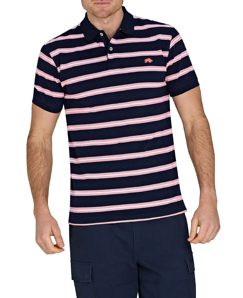 Raging Bull Men's Trio Stripe Polo