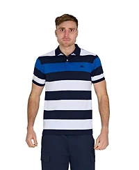 Raging Bull Men's Jersey Contrast Panel Polo