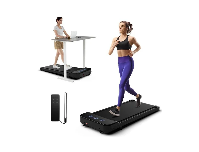 Akiudex Under Desk Walking Treadmill with Led Display and Shock Absorption
