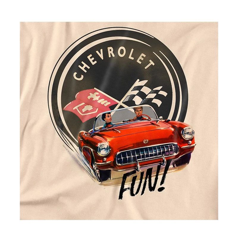 Logovision Men's Chevrolet Vette Fun T-Shirt