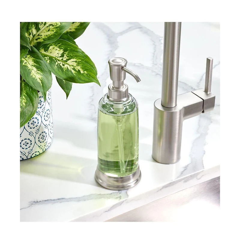 iDesign Liquid Soap Dispenser - Clear/Brushed