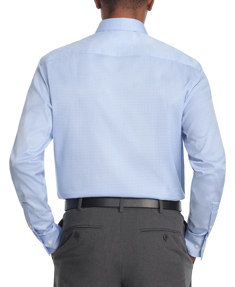 Calvin Klein Men's Refined Cotton Stretch Regular Fit Dress Shirt