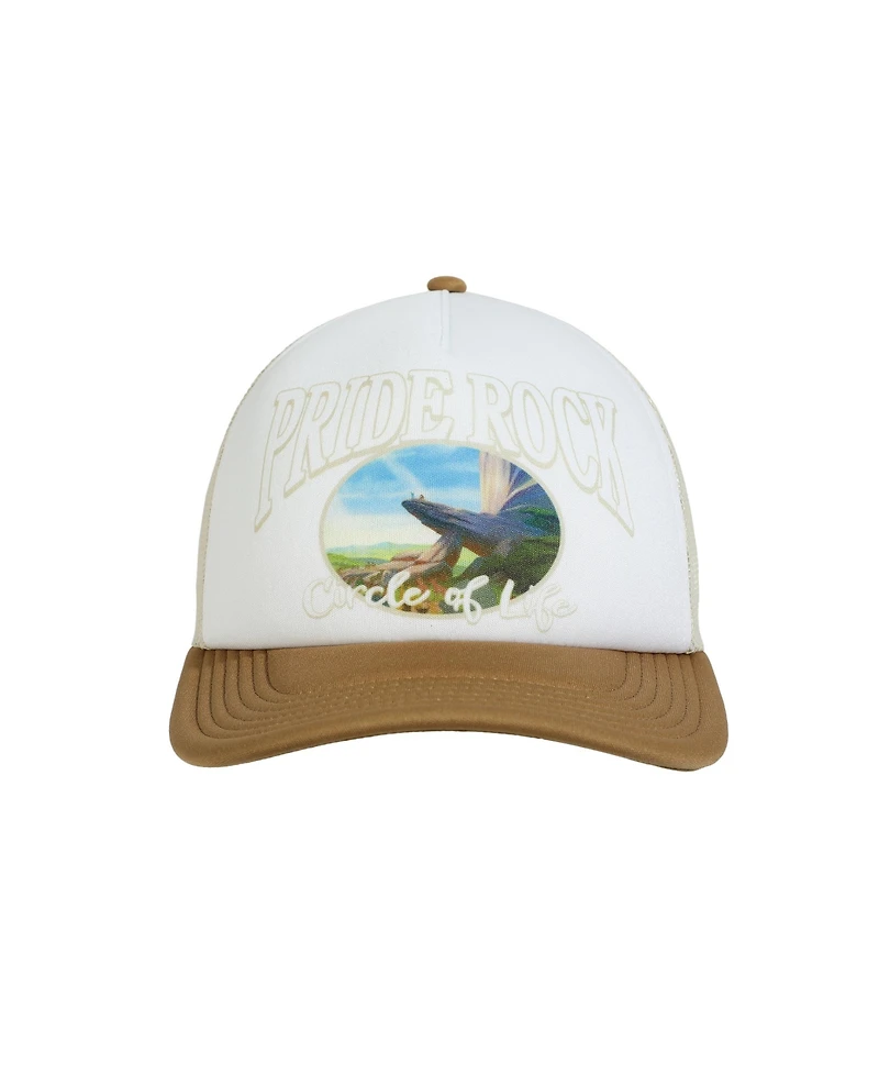 Disney The Lion King Pride Rock White & Tan Trucker Hat