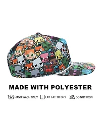 Minecraft Characters All-Over Print Snapback Hat