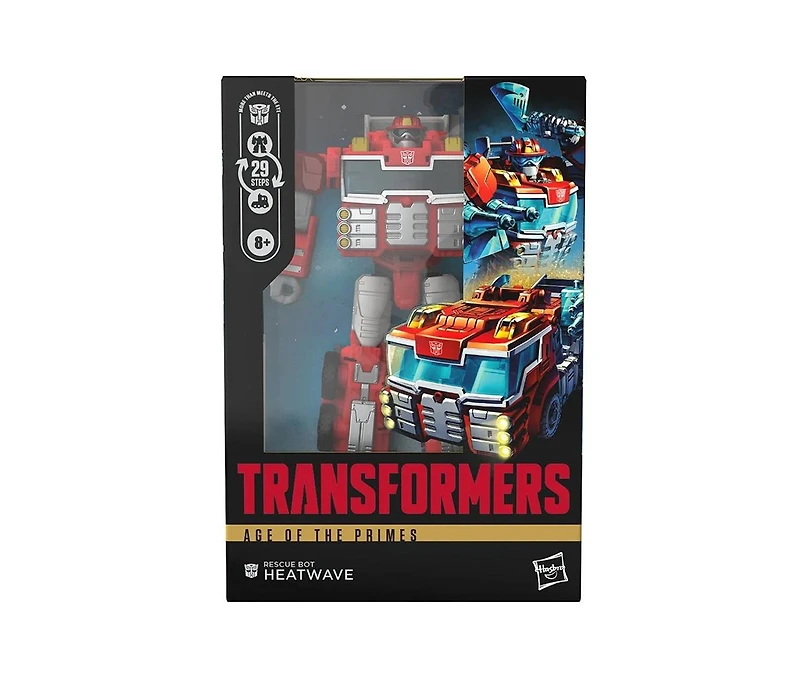Rescue Bot Heatwave Voyager Class | Transformers: Age of the Primes | Hasbro, Takara Tomy
