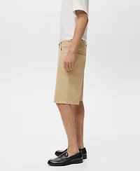 Mango Men's Denim Relaxed-Fit 9.53" Bermuda Shorts