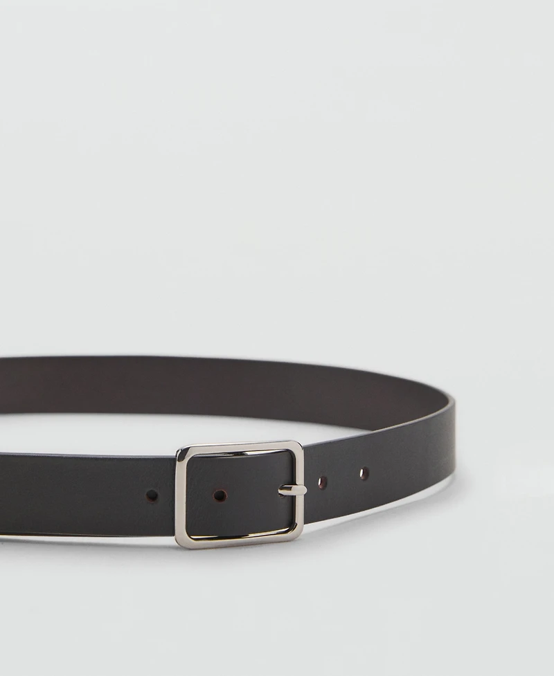 Mango Men's Leather Belt