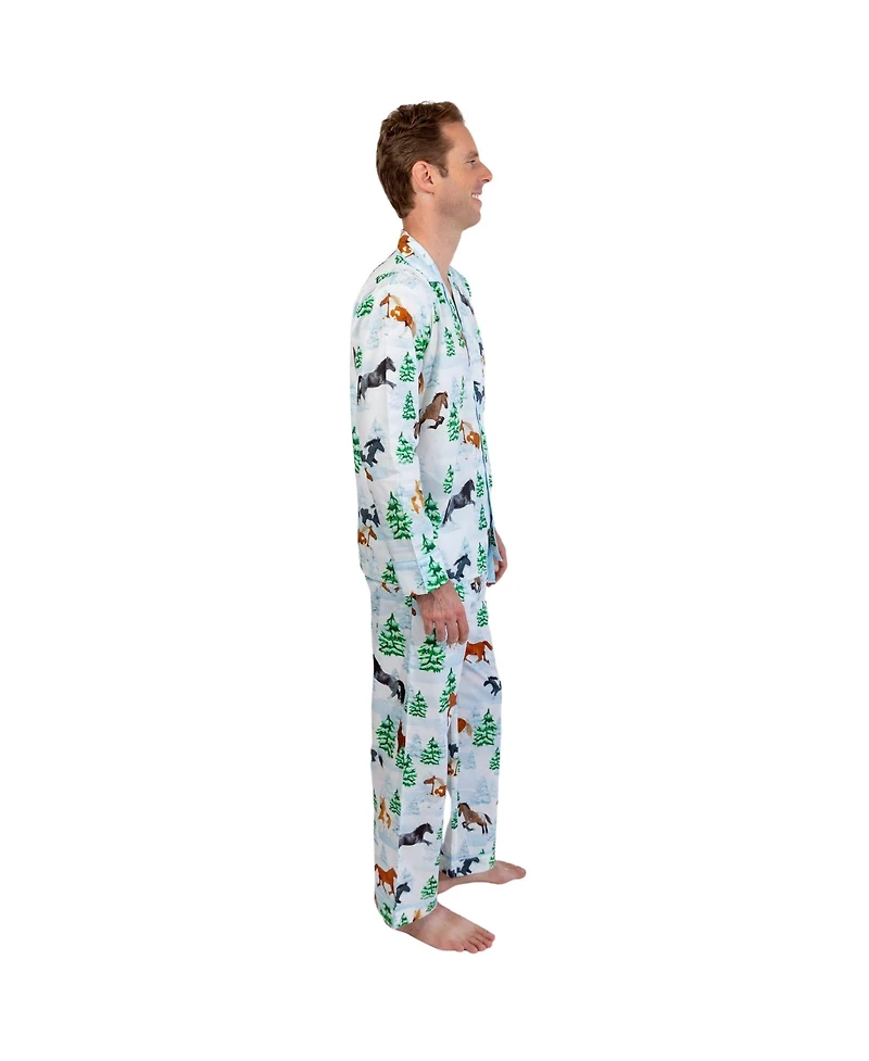 Sant and Abel Men's Skydog Wild & Free Long Pj Set