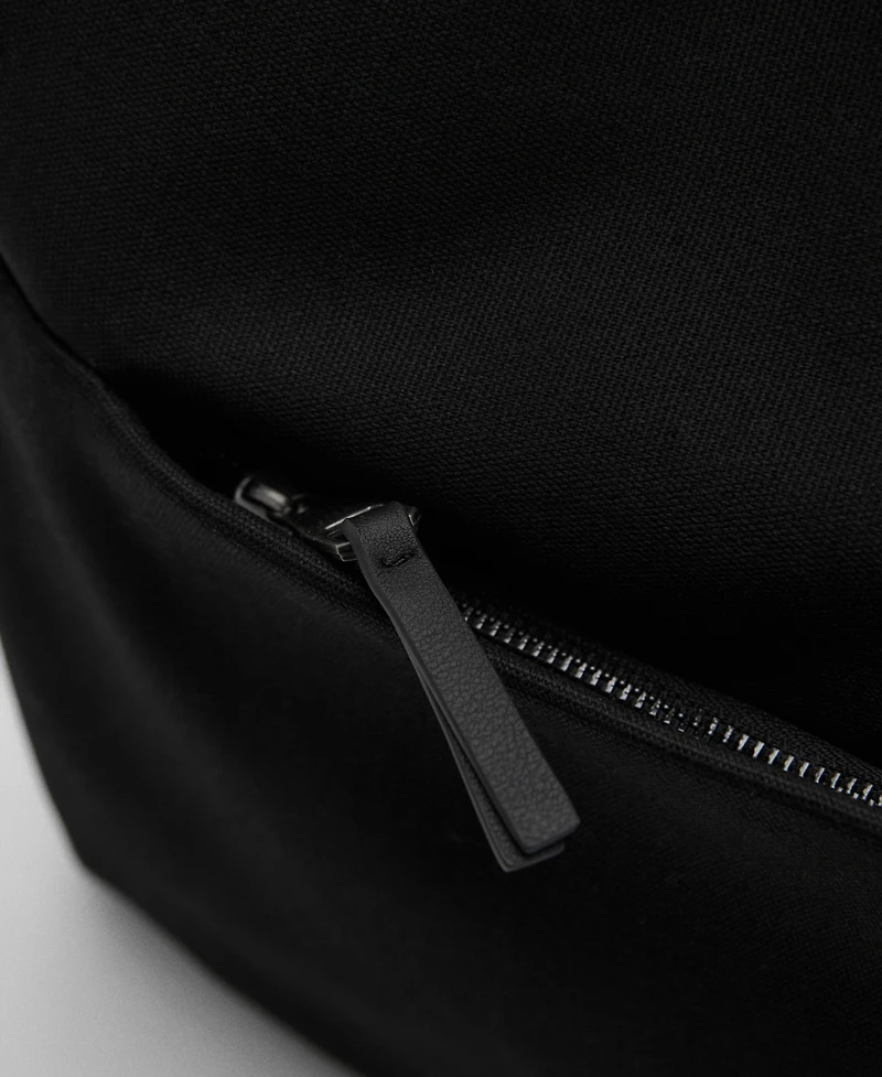 Mango Men's Cotton Front Pocket Tote Bag