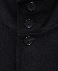 Mango Men's Wool Funnel Neck Coat
