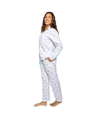 Sant and Abel Women's Tennis Bows Long Pj Set
