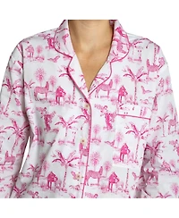 Sant and Abel Women's Skydog Pink Toile Night Shirt