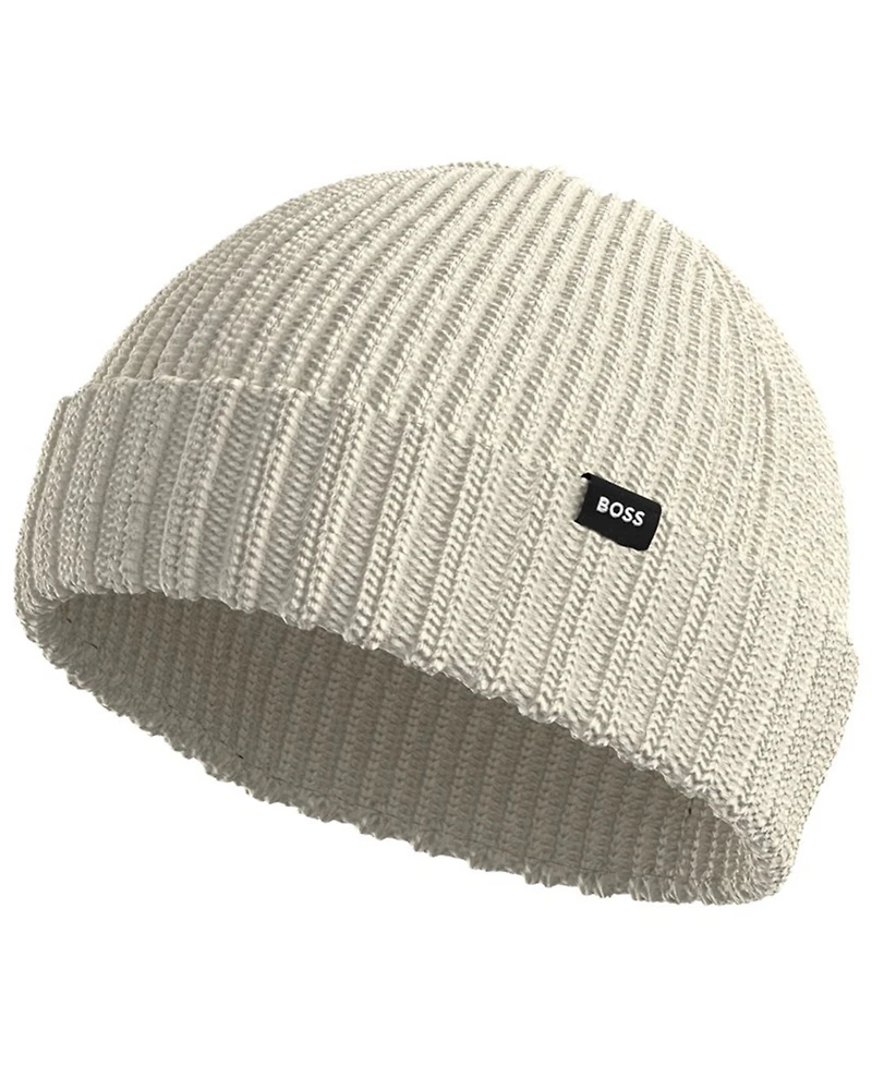 Hugo Boss Men's Ribbed Hat