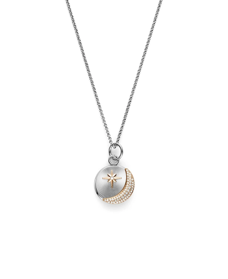 Olivia Burton Celestial Star Silver Tone Stainless Steel Necklace