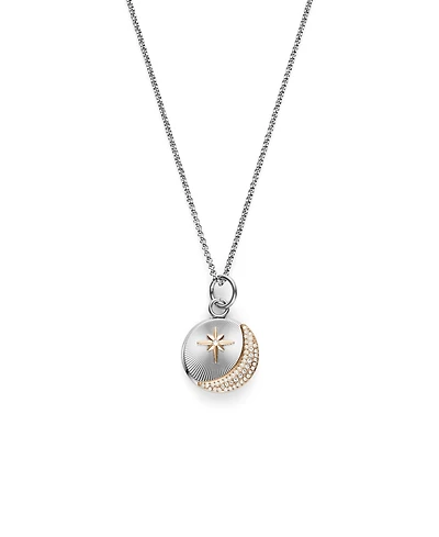 Olivia Burton Celestial Star Silver Tone Stainless Steel Necklace