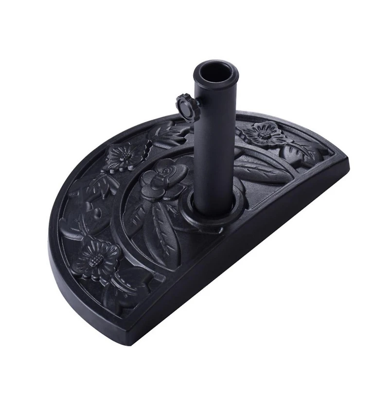 20 inch Outdoor Patio Half Round Umbrella Base
