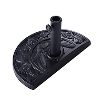 20 inch Outdoor Patio Half Round Umbrella Base