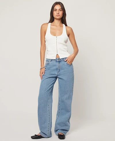 Abrand Women's 95 Gigi Wide Leg Baggy Jeans