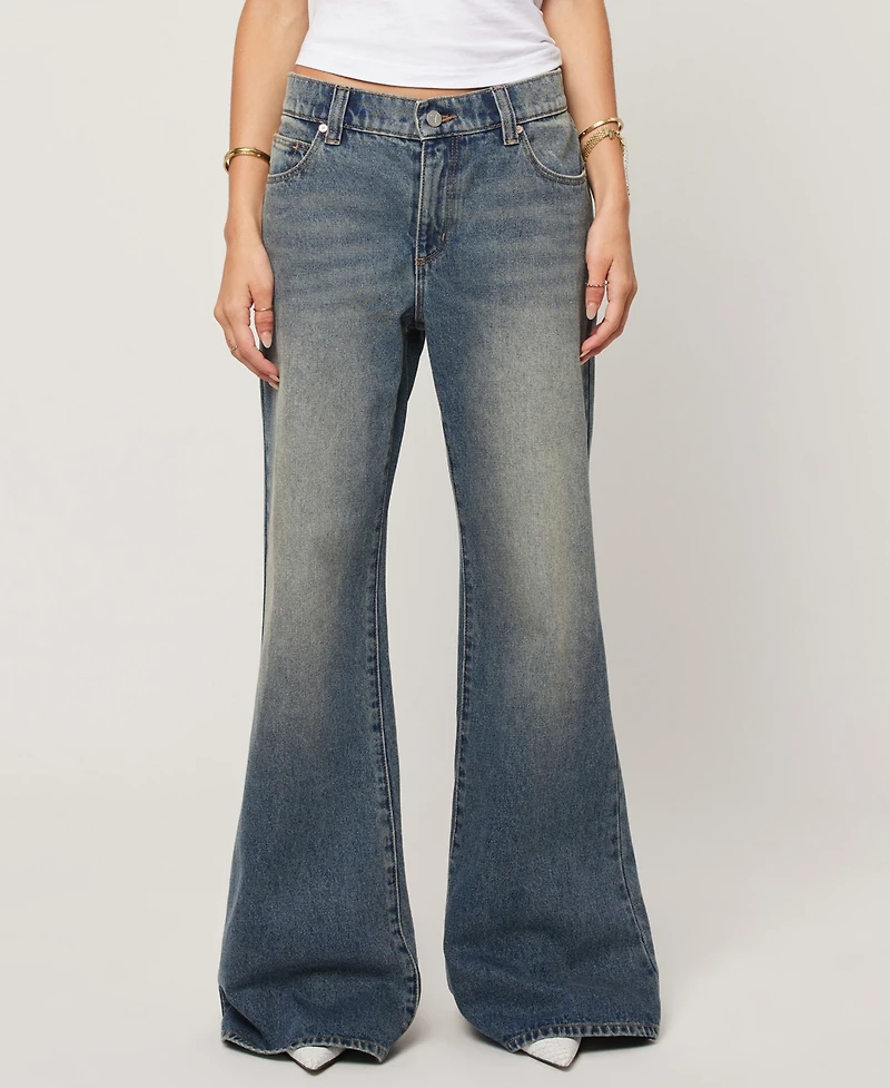 Abrand Women's 99 Amalie Flare Baggy Jeans