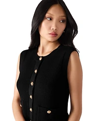 Steve Madden Women's Aliya Sleeveless Knit Sweater Vest