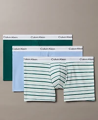 Calvin Klein Men's 3-Pack Icon Stretch Low Rise Trunks
