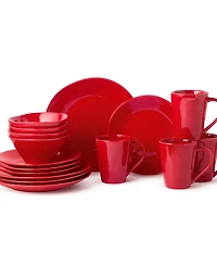 Certified International Berry Red Christmas 16-Pc. Dinnerware Set, Service for 4