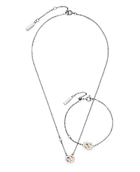 Olivia Burton Interlink Two Tone Stainless Steel Gift Set