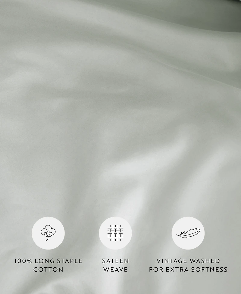 ienjoy Home Ultra Soft Brushed Cotton 3-Pc. Duvet Cover Set