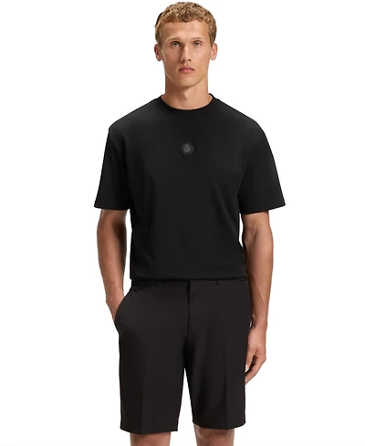Boss by Hugo Men's Double B Monogram Cotton-Jersey T-Shirt