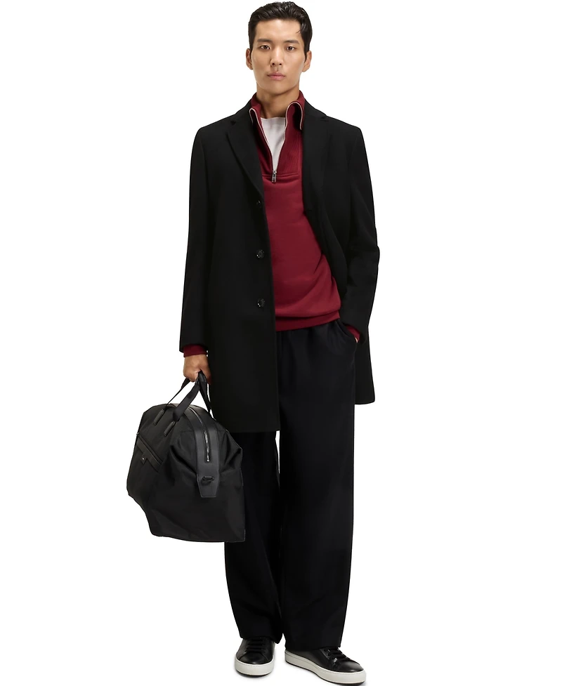 Boss by Hugo Men's Wool Blend Formal Coat