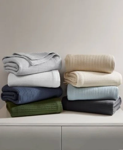 Madison Park Waffle Weave Cotton Blanket