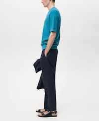 Mango Men's Fine-Knit T-Shirt