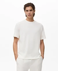 Mango Men's Fine-Knit T-Shirt