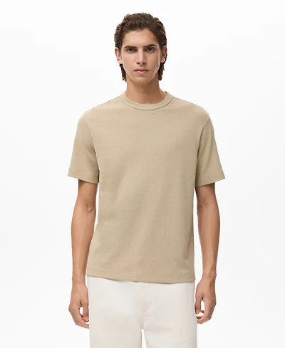Mango Men's Fine-Knit T-Shirt