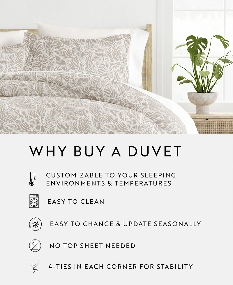 ienjoy Home Rustic Retreat All Season 3-Pc. Duvet Cover Set, Full/Queen