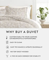 ienjoy Home Rustic Retreat All Season 3-Pc. Duvet Cover Set, Full/Queen