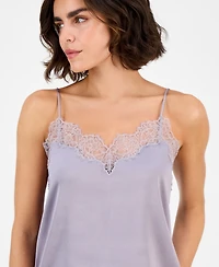Boss Orange Women's Lace-Trim Hammered Satin Tank