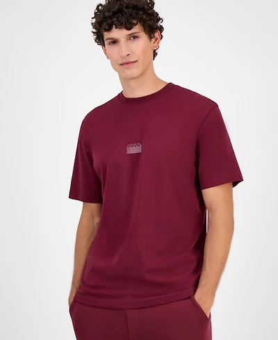 Hugo By Boss Men's Cotton Logo Crewneck T-Shirt