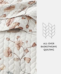 ienjoy Home Russet Floral Reversible 2-Pc. Quilt Set, Twin/Twin Xl