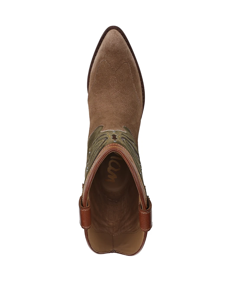Sam Edelman Women's Rylin Slip On Western Boots
