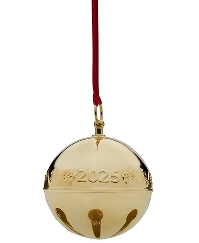 Wallace 2025 Gold-Plated Sleigh Bell Ornament, 36th Edition