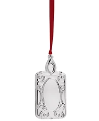 Wallace 2025 Silver-Plated Engravable Candle Ornament, 13th Edition