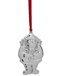 Wallace 2025 Sterling Silver Santa Ornament, 9th Edition