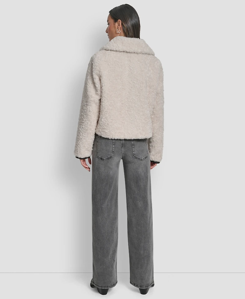 Dkny Women's Long Sleeve Zip Up Jacket