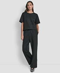 Dkny Women's Short Sleeve Crewneck T-Shirt