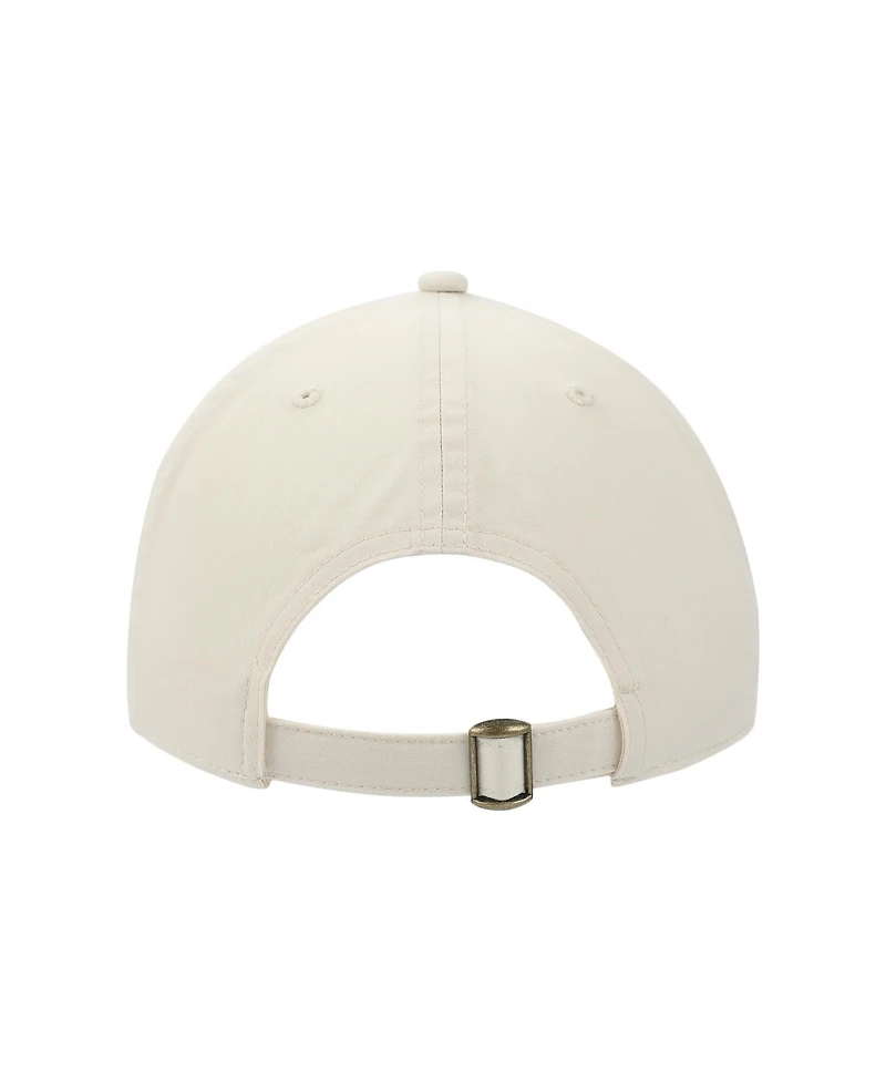 Texas Orange & White Washed Poplin Unstructured Baseball Cap
